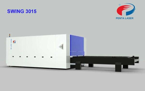 Sheet Metal CNC Laser Steel Cutting Machine for Kitchenware , 500W Power