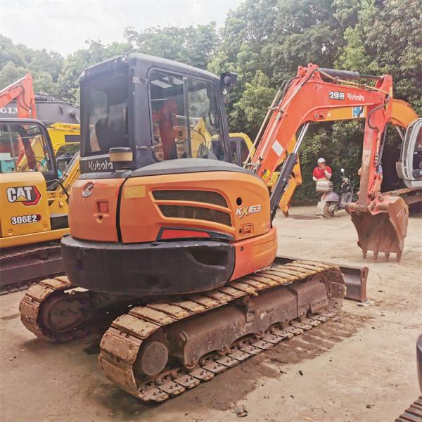 Excavadora Kubota usada KX163-5 de 5 toneladas com pintura original em boas condições