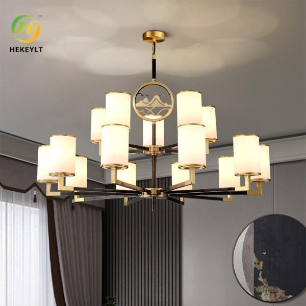 Living Room Study Bedroom LED Chandelier Lighting Dining Room Copper Lighting