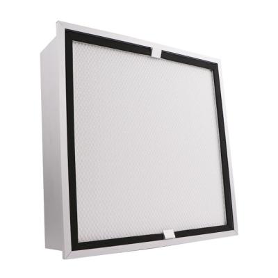 Semiconductor Laboratory Medical Food Liquid Tank HEPA Air Filter Aluminum Frame With Anti Static Spray Paint Guard