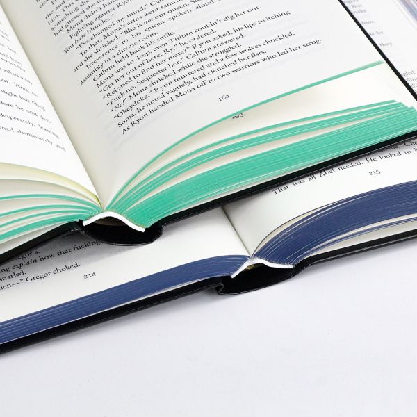 CMYK Full Color Book Printing Glossy / Matte Gold Foil Book Cover Printing