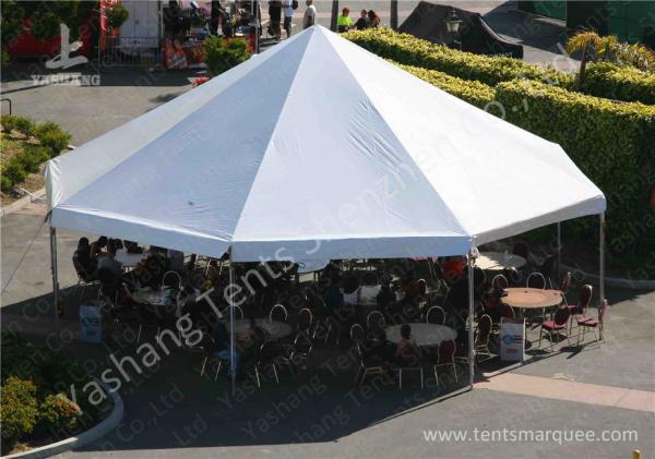 Aluminum Framed Customized Outdoor Canopy Gazebo Party Tent White PVC Top