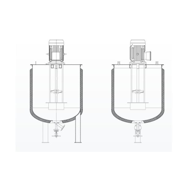 High Quality Powder Ribbon Mixer Commercial Paddle Planetary Mixers