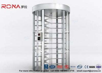 Os torniquetes de aço inoxidável da impressão digital completa do leitor de cartão do torniquete RFID da altura fixam a porta do estilo da volta