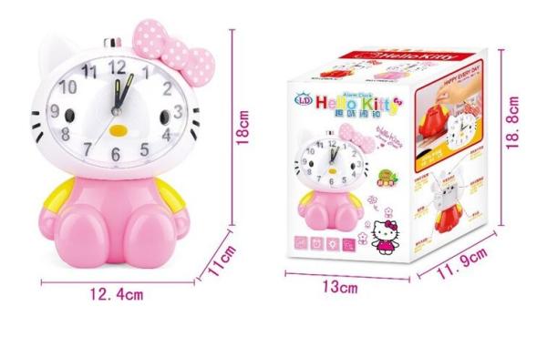 Hello Kitty design voice alarm clock