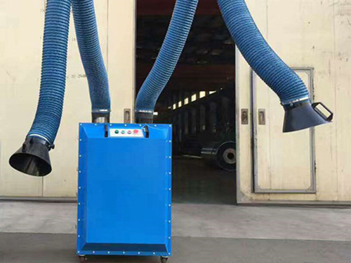 Two Arm Welding Air Purifier For Exhaust Gas Treatment Simple Operation