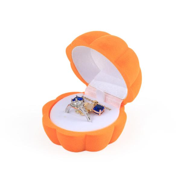 customised premium personalized velvet ring box jewelry packaging for Halloween