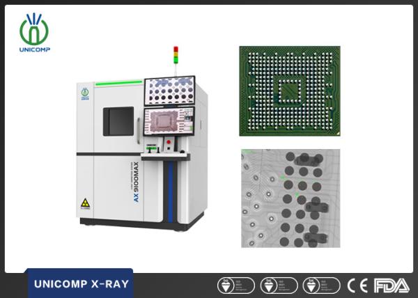 High Specifications Electronic Boards 2D & 2.5D X-Ray Machine Unicomp AX9100MAX With 360 Degrees Rotation Table For BGA And PCB Inspection
