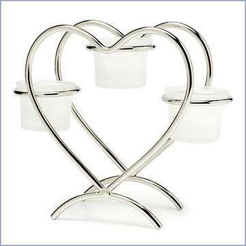Frosted Glass Votive Candle Holders