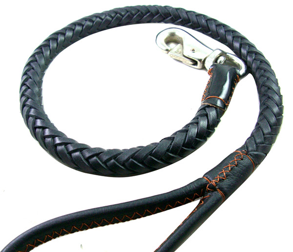High quality braided rope pet dog collar chain leash dog collars in leather