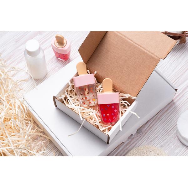 Custom Printed Recycled Jewelry Clothing Packaging Postal Shipping Box Cardboard CMYK