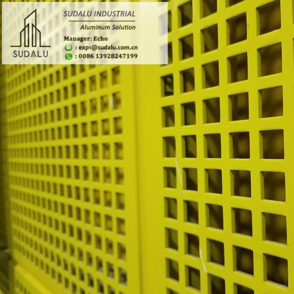 SUDALU Building Cladding Metal Screen Curvel Aluminum Panel For Interior Partition Usage