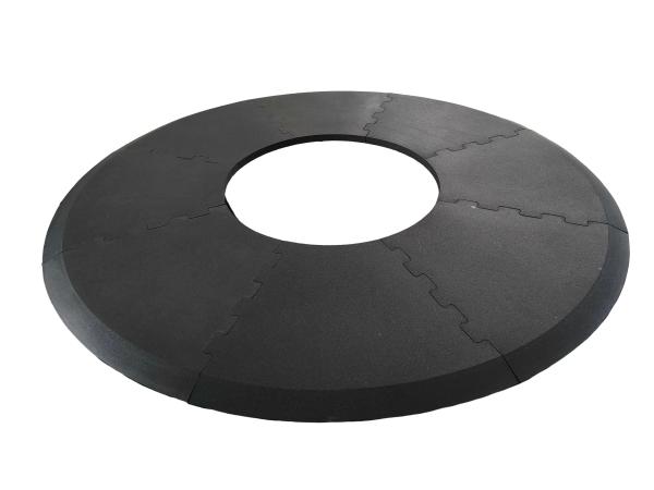 1000*600mm Rubber Gym Mats Black Grounding Earthing Mat Anti Slip