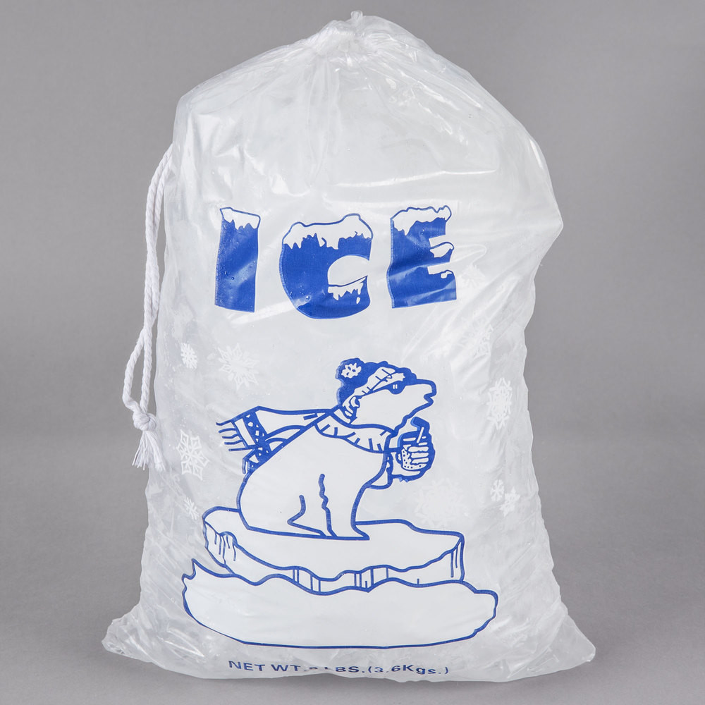 устранимый Gravure PE 8lb печатая многоразовые сумки льда с Drawstring
