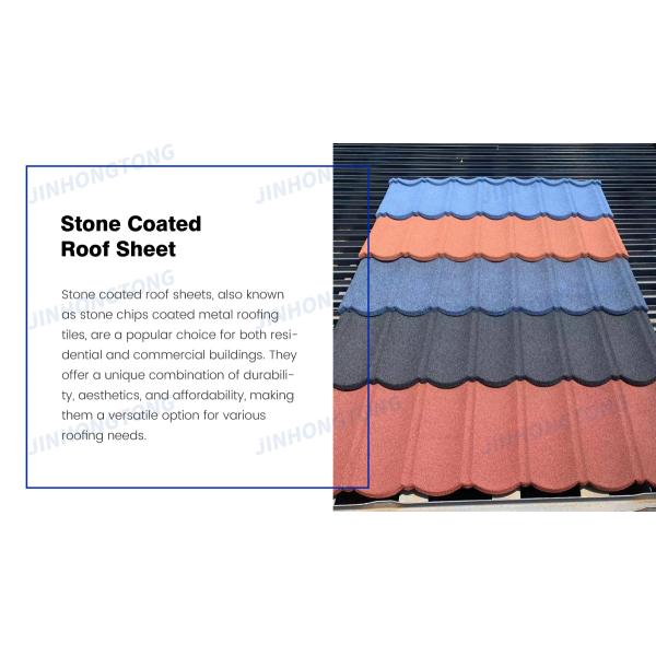 Modern Style 420mm Width Stone Coated Metal Roof Tile Made in for Apartment Application Fish Scale Design