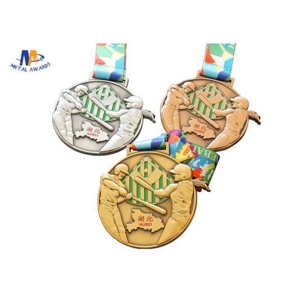 Personalised Custom Hockey Medals /  3D Relief Sport Medailles Copper Plating