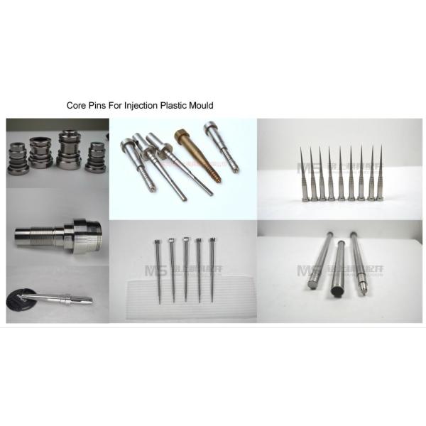 Штифт в сердечнике электромагнита прессформы твердости Bohler 56HRC круглой шлифовки с термической обработкой для медицинских пластиковых компонентов прессформы