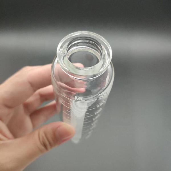Tuyau de centrifugeuse en verre conique cylindrique 100 ml pour la machine à centrifugeuse