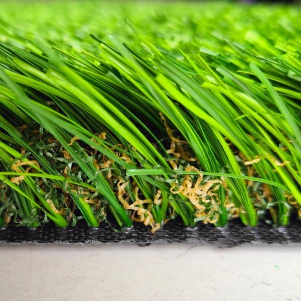 50MM Paisagem verde relva artificial reciclável com alto desempenho e baixa manutenção