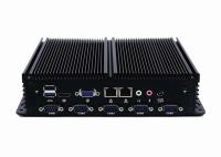6 COM du PC à bord incorporée industrielle 6 de boîte d'automation incorporée par J1900 d'Intel Baytrial d'ordinateur d'USB
