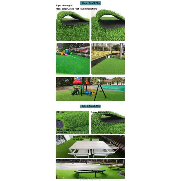 Outdoor Artificial Grass Rug Mat, Garden Natural Fake Grass Carpet Lawn