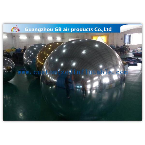 Silver Mirror Balloon inflatable Holiday Decorations For Concerts / Clubs