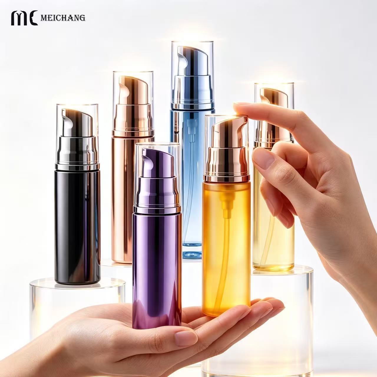80ml / 100ml / 130ml Slim PET Fine Mist Spray Bottle for Makeup Setting Spray(MC-451)
