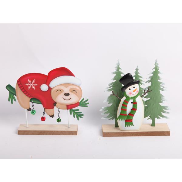 Металлические рождественские украшения Внутренние украшения Прочные железные ремесла Поддержка OEM