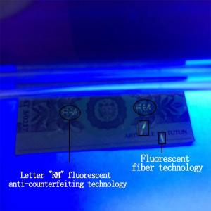 Security Anti Counterfeiting Stamps Polarized Color Change With Invisible QR