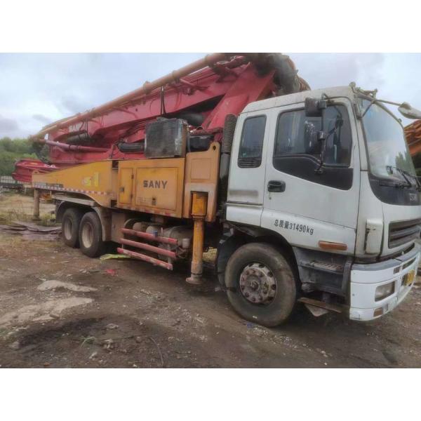 SY5313THB Ready Mix Truck Mounted 48 Meter Concrete Pump with Cylinder Type Structure