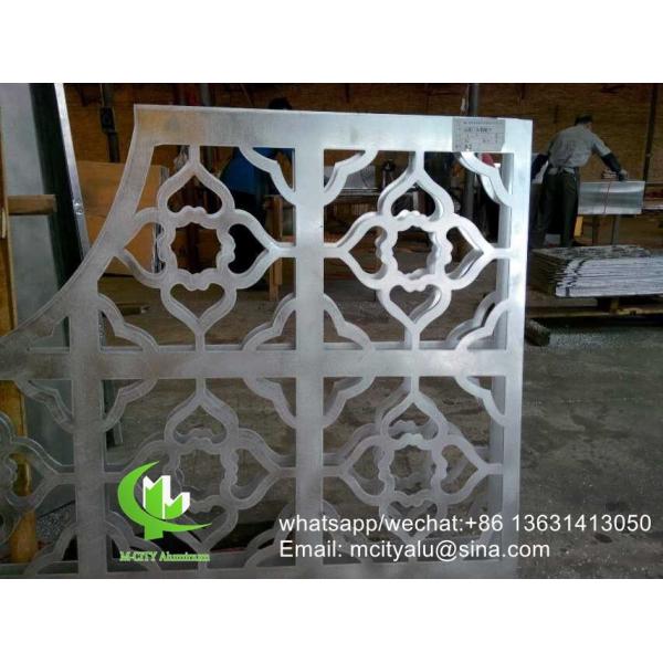 feuille de panneau creusé en aluminium creux pour la décoration des murs de rideau