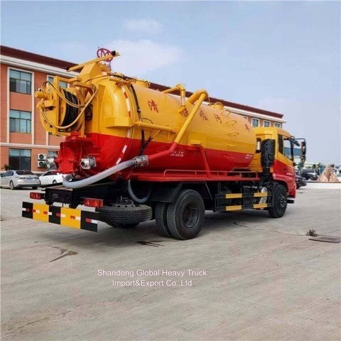 Dongfeng 6*4 High Condition 290HP  Vacuum Sewage Suction Tanker Truck  Sewage Suction Truck