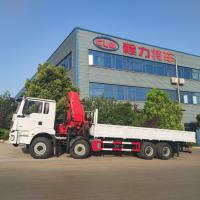 Grue hydraulique à flèche articulée Palfinger 25 tonnes-35 tonnes montée sur camion lourd Shacman H3000 6X4