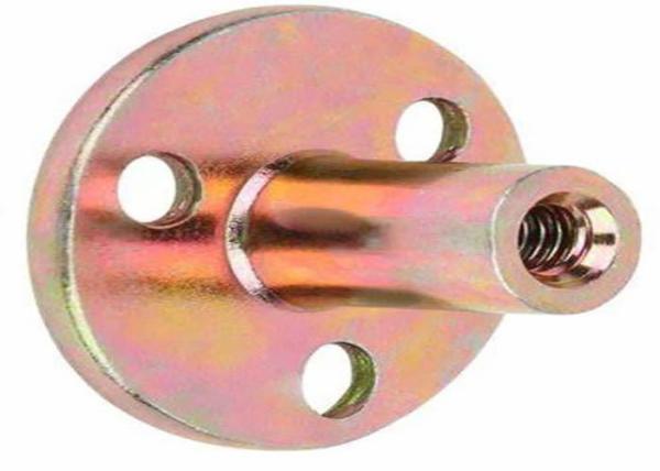 Aluminium 6063 Zinc Connecting Flange Fastener Three Hole Metal Nut For Connector