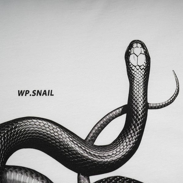 Gender-Neutral 3D Printed Snake Loose T-shirt for Street Fashion in Various Sizes