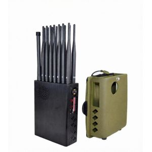 16 Band 12000mAh 25m Mobile Phone Signal Jammer ICNIRP GPS WiFi Signal Jammer