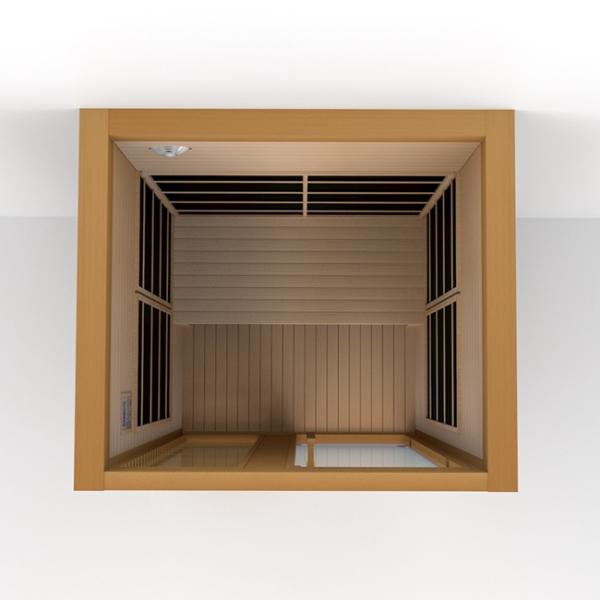 Negative Detox Therapy 2 Person Infrared Sauna Energy Efficient With Led Light