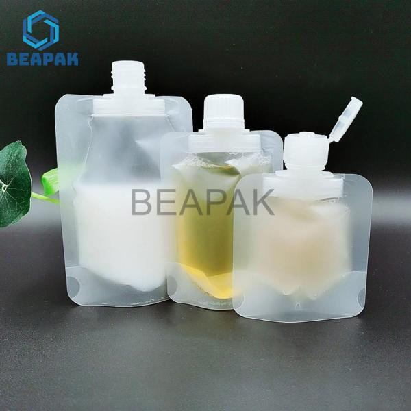 Food Grade Reusable Custom Spout Pouches Liquid Stand Up Pouch With Spout