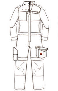 2 общего бортовых Workwear карманов 280gsm анти- статических огнезамедлительных для минирования
