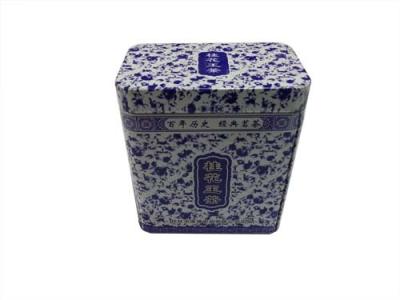 Cartuchos retangulares do chá da lata para a embalagem do chá de Tieguanyin e de Wuloog