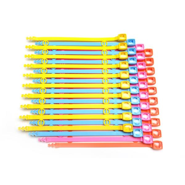 High Strength 194 N Plastic Security Seal with 222 mm Overall Length and PP PC Material for Secure Cargo