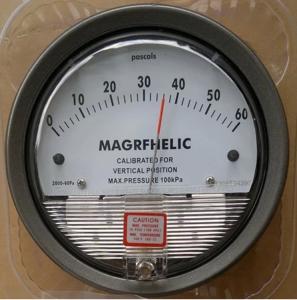 Magrfhelic Micro Air Low Analog Differential Pressure Gauge 0-60pa