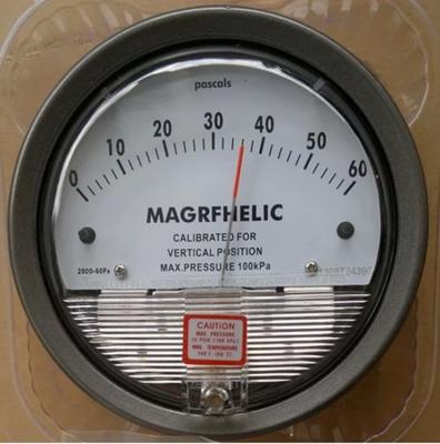 Magrfhelic Micro Air Low Analog Differential Pressure Gauge 0-60pa