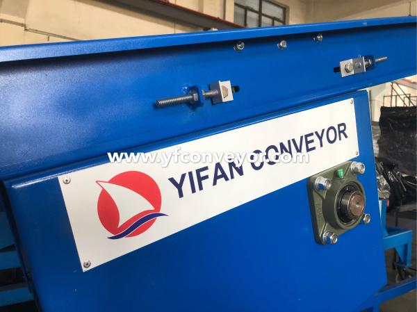 Factory custom Inclined Belt Conveyor System,Adjustable Height Belt Conveyor