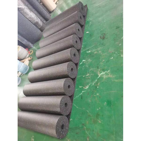HFR-1-1-20 1m 1.2m 1.35m Wide Pre-Cut Natural Rubber Rolls for Home and Commercial Gym 6000sqm / Day