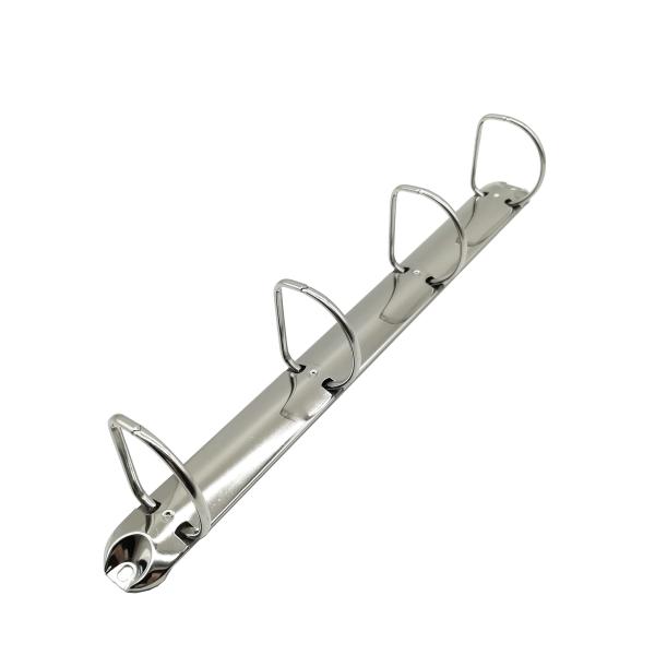 Silver Ring Binder Clips Customized Metal Ring Binder Mechanism D Shape For File Folder