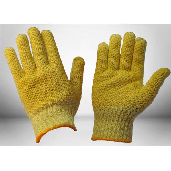 Высоким pvc связанный простиранием поставил точки отрезанное доказательство варя перчатки для того чтобы сместить устойчивое сделанное волокна aramid