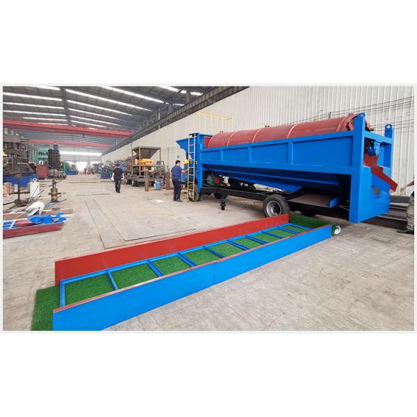 Alluvial Gold Mining Equipment Trommel Washing Plant for 50-500 Tons Per Hour Capacity