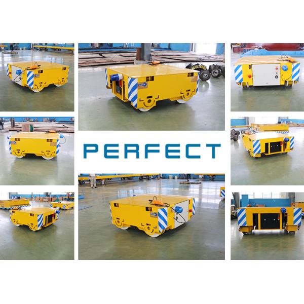 Heavy Duty Material Handling Carts Electric Steel Product Plant Transfer Bogie