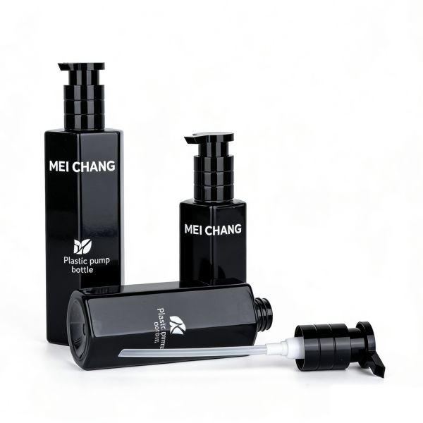 Hexagonal PCR PET Shampoo Bottle with Leak-Proof Pump and Customizable Design for Premium Shower Gels